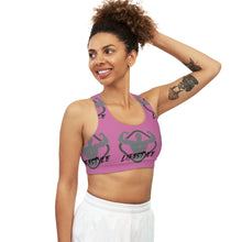 Load image into Gallery viewer, Pink Lifestyle Sports Bra