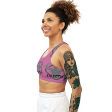Load image into Gallery viewer, Pink Lifestyle Sports Bra