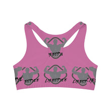 Load image into Gallery viewer, Pink Lifestyle Sports Bra